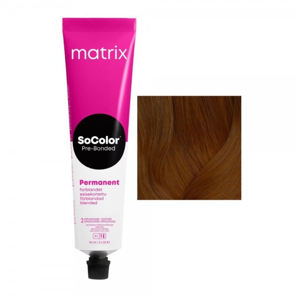 Matrix SoColor - Vopsea de par permanenta 7BC Medium Blonde Brown ...