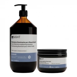 Insight Blonde - Pachet reflexe reci par blond Sh 900ml+Masca 400ml