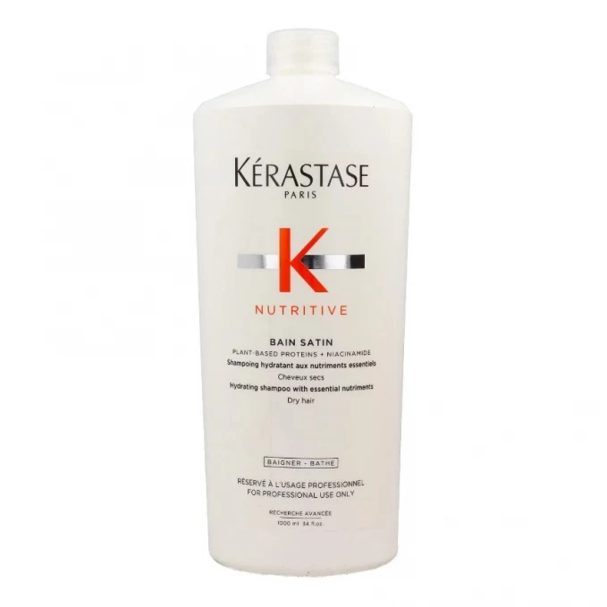 Kérastase Nutritive シャンプー&コンディショナー 1000 Kerastase - Sampon nutritiv pentru par uscat Bain Satin 1000ml