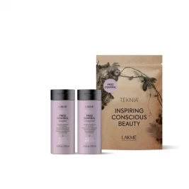 Lakme Teknia Frizz Control - Travel pack de netezire sampon+balsam 200ml