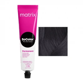 Matrix SoColor - Vopsea de par permanenta 1A Blue Black Ash 90ml