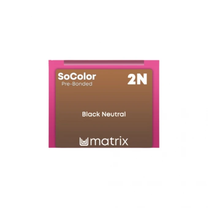 Matrix SoColor - Vopsea de par permanenta 2N Black Neutral 90ml