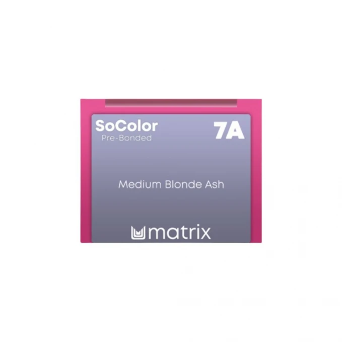 Matrix SoColor - Vopsea de par permanenta 7A Medium Blonde Ash 90ml