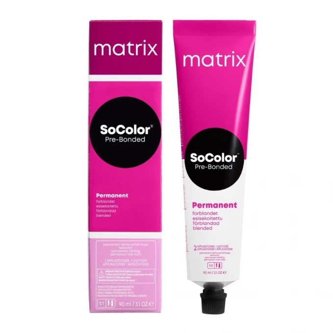 Matrix Copper Color Formulas Matrix SoColor - Vopsea de par permanenta 6BC Dark Blonde Brown Copper 90ml