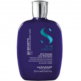 Alfaparf Semi di Lino Brunette Anti Orange - Sampon neutralizare tonuri de portocaliu 250ml