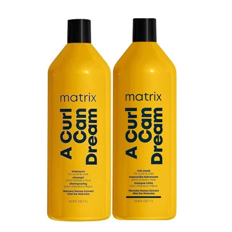 Matrix A Curl Can Dream - Pachet par ondulat/cret Sampon 1L + Masca 1L