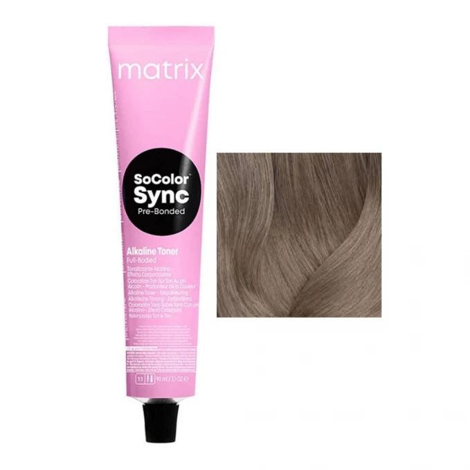Matrix Sync - Vopsea de par demipermanenta 7NV Medium Blonde Neutral ...