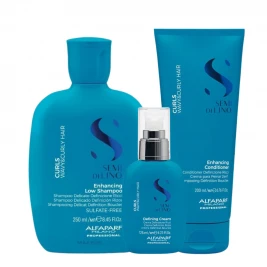 Alfaparf Curls - Pachet par cret/ondulat sh 250ml+cond 200ml+crema 125ml