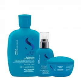 Alfaparf Curls - Pachet par cret/ondulat sh 250ml+masca 200ml+crema 125ml