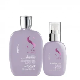 Alfaparf Smoothing - Pachet de netezire sh 250ml + crema 125ml