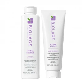 Biolage Hydrasource - Pachet hidratare par uscat Sh 400ml+Bls 236ml