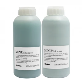Davines - Pachet ingrijire si protectie par vopsit Minu Sh 1L+Masca 1L