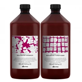 Davines - Pachet par degradat Naturaltech Replumping Sh 1L+Bls 1L