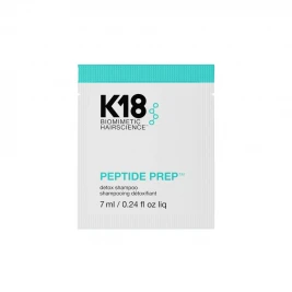 K18 - Tester sampon curatare profunda Peptide Prep Detox 7ml