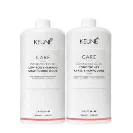 Keune - Pachet par cret/ondulat Confident Curl SH 1L+ BLS 1L