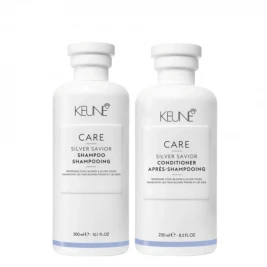 Keune Silver Savior - Pachet neutralizare ton galben sh 300ml+cond 250ml
