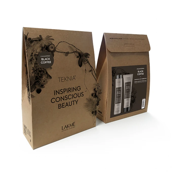Lakme Teknia Refresh - Pachet nuantator sampon si masca Black