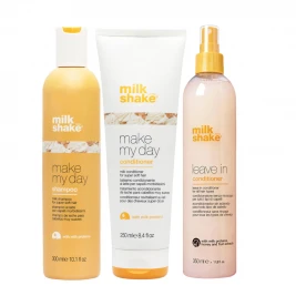 Milk Shake Make my Day - Pachet ingrijire zilnica sh 300ml+cond 250ml+leave-in 350ml