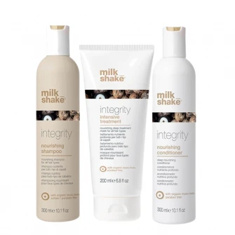 Milk Shake Integrity - Pachet intens nutritiv sh 300ml + cond 300ml + treat 200ml