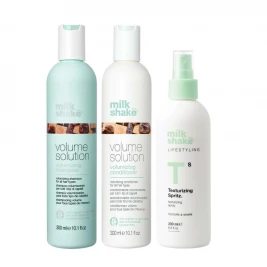Milk Shake Volume Solution - Pachet volum si textura sh 300ml+cond 300ml+spritz 200ml