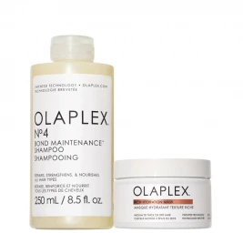 Olaplex - Pachet hidratare intensa par gros No.4 250ml + masca 200ml