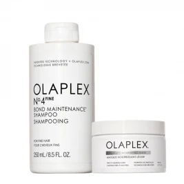 Olaplex - Pachet hidratare lejera par fin No.4F 250ml + masca 200ml