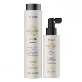 Lakme Teknia Scalp Care Vital - Pachet anticaderea parului sampon 300ml+lotiune 150ml