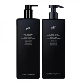 pH Laboratories - Pachet hidratare par uscat Deep Moisture Sh 1L + Masca 1L