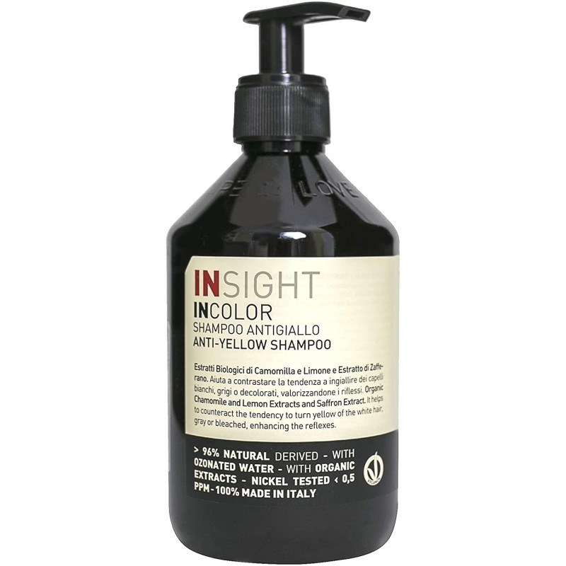 Insight – Sampon de neutralizare a nuantelor galbene de par, Anti-Yelow 400ml haircare.ro imagine