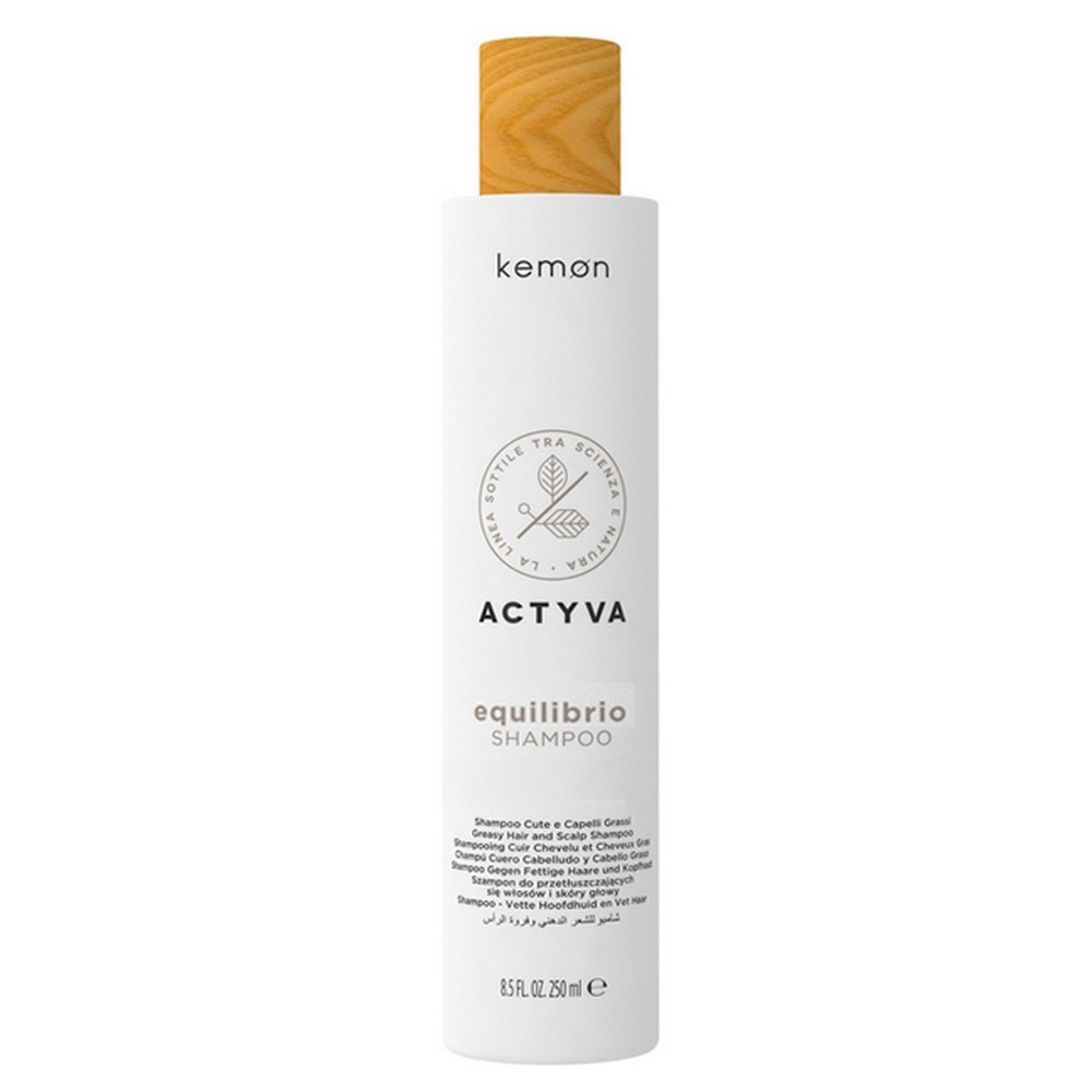 Kemon Actyva Equilibrio – Sampon de echilibrare anti-sebum pentru scalp 250ml haircare.ro imagine