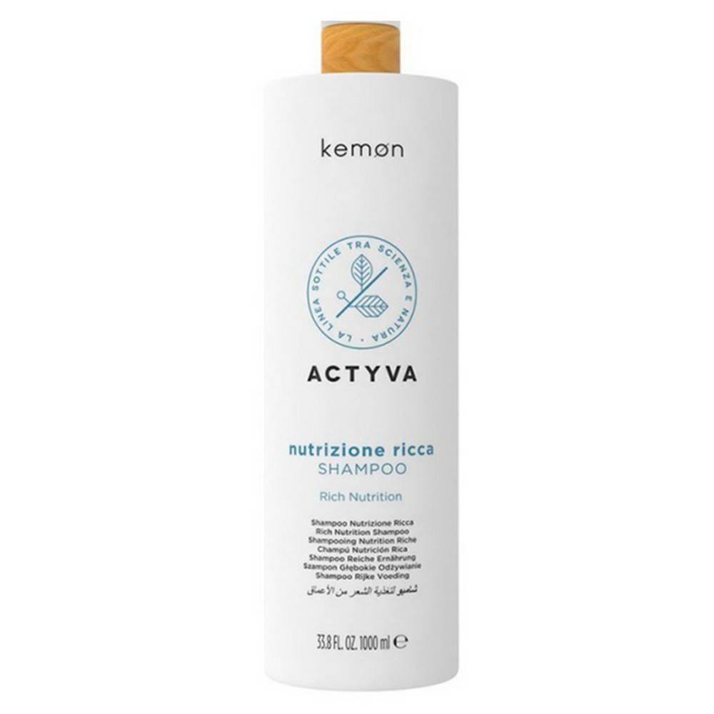 Kemon Actyva Nutrizione – Sampon de hidratare intensa pentru par foarte uscat 1000ml haircare.ro imagine noua