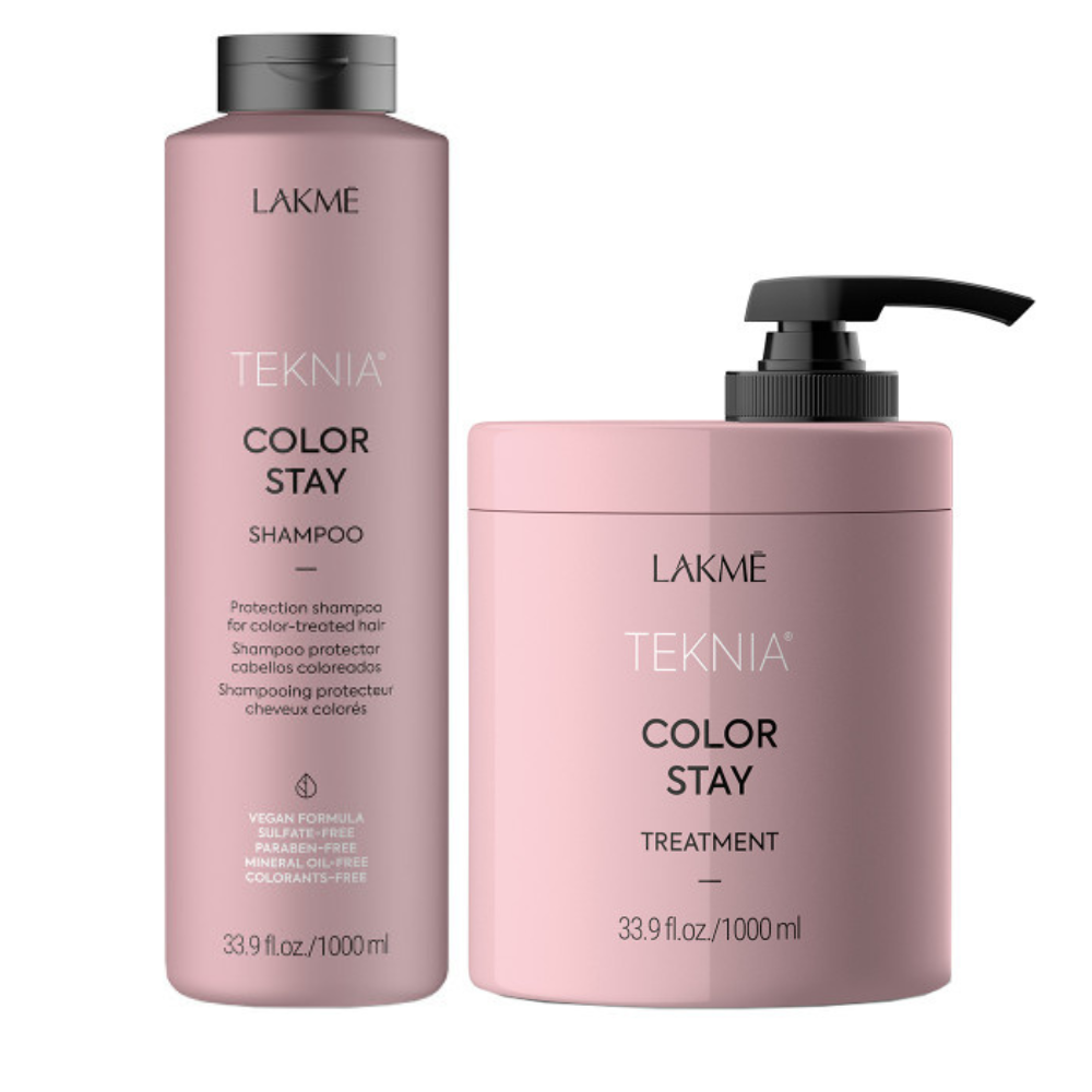 Lakme Teknia Color Stay – Pachet ingrijire par vopsit sampon 1L + masca 1L haircare.ro imagine noua