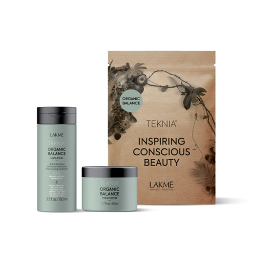 Lakme Teknia Organic Balance – Travel pack hidratare fara sulfati sampon+masca 150ml haircare.ro imagine noua