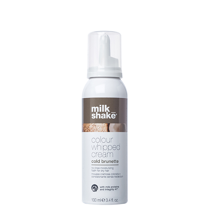 Milk Shake Colour Whipped Cream – Spuma nuantatoare Cold Brunette 100ml haircare.ro imagine noua