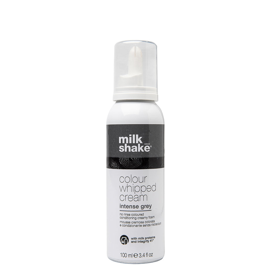 Milk Shake Colour Whipped Cream – Spuma nuantatoare Intense Grey 100ml haircare.ro imagine noua