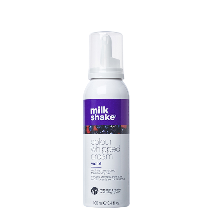 Milk Shake Colour Whipped Cream – Spuma nuantatoare Violet 100ml haircare.ro imagine noua