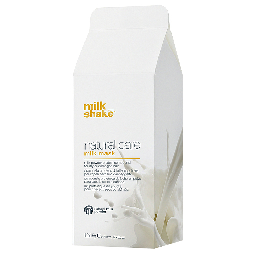 Milk Shake Natural Care – Masca pudra pentru par uscat sau deteriorat Milk 12x15g haircare.ro imagine