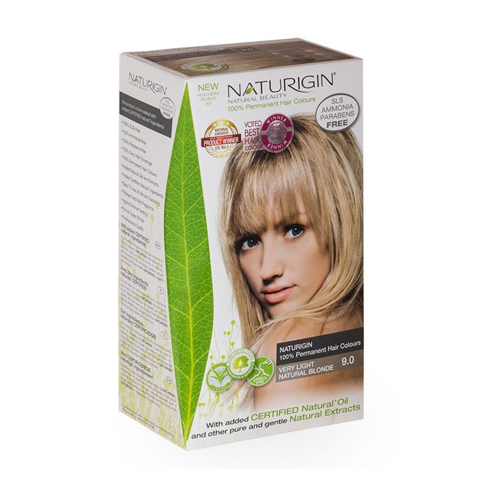 Naturigin – Vopsea de par naturala permanenta Blond natural foarte deschis 9.0 haircare.ro imagine noua
