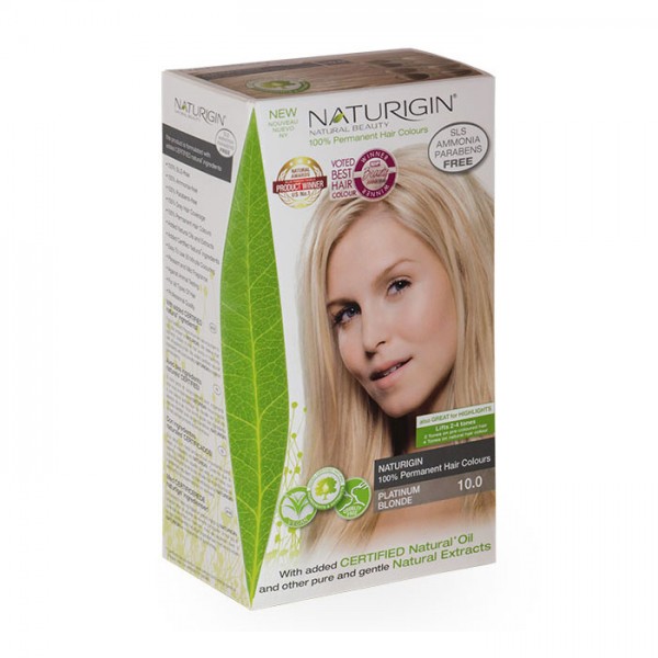 Naturigin – Vopsea de par naturala permanenta Blond platinat 10.0 haircare.ro imagine noua