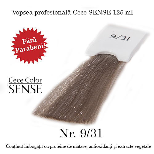 CECE of Sweden SENSE Vopsea perm.Golden Extra Light Ash blond nr.9.31 Cece of Sweden imagine noua