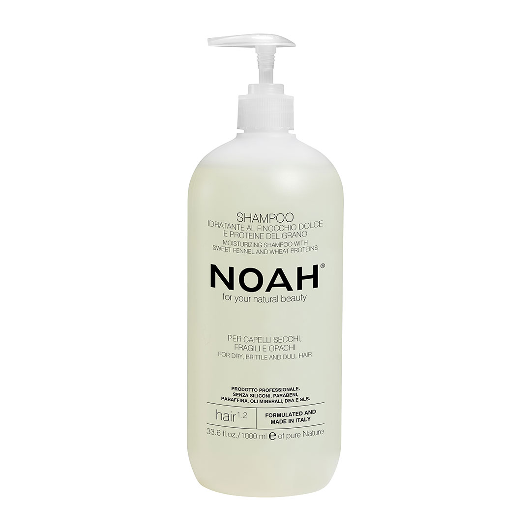 Noah Sampon natural hidratant cu fenicul pentru par uscat, fragil si lipsit de stralucire (1.2) 1000 ml haircare.ro imagine noua