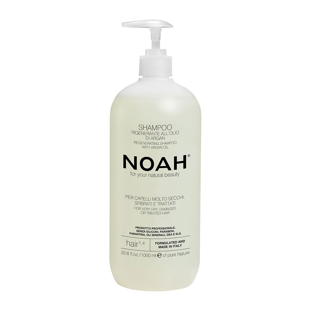 Noah Sampon natural regenerant cu ulei de argan pentru par foarte uscat si tratat (1.4) 1000 ml haircare.ro imagine noua