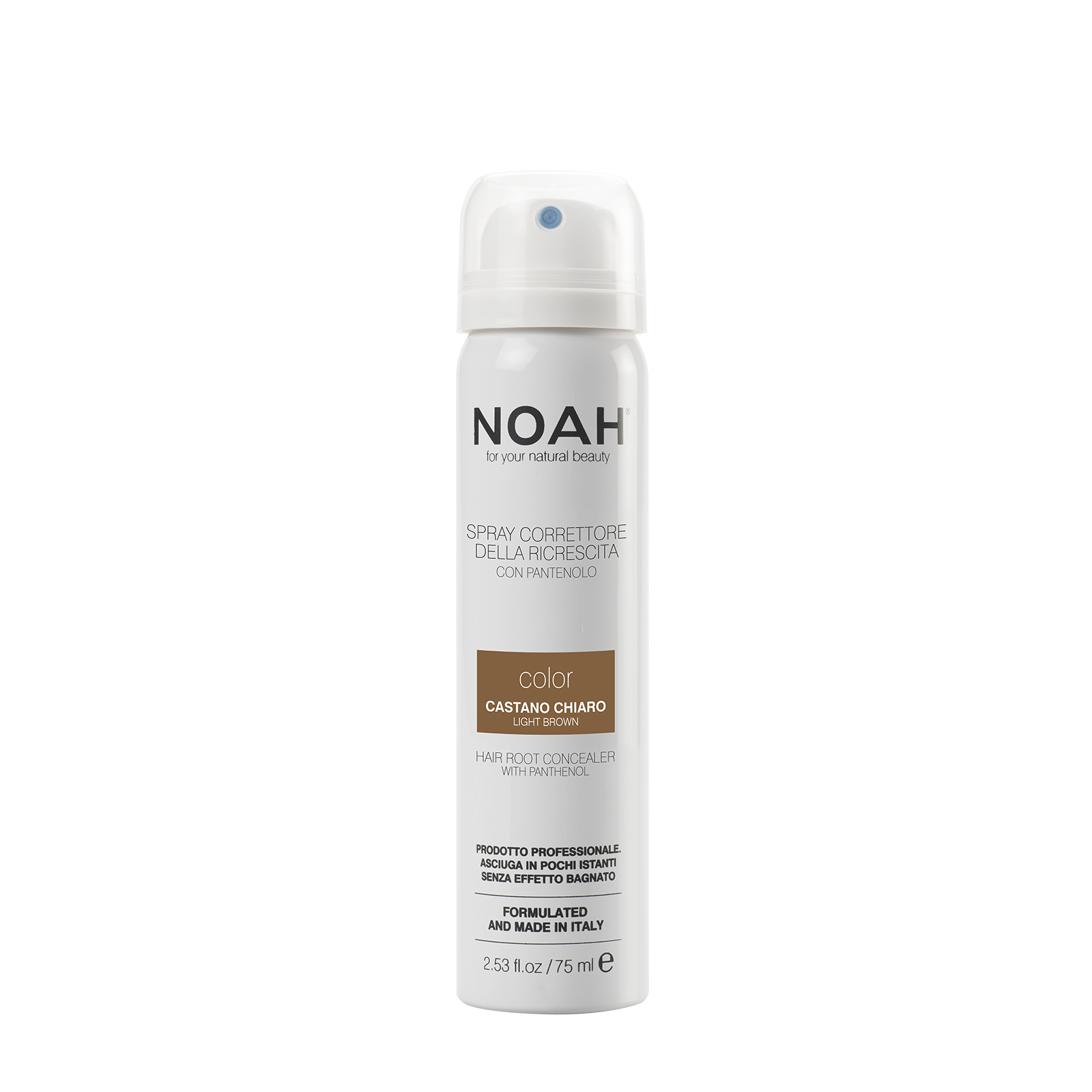 Noah Spray corector cu vitamina B5 pentru acoperirea radacinii parului – CASTANIU DESCHIS 75 ml haircare.ro imagine noua