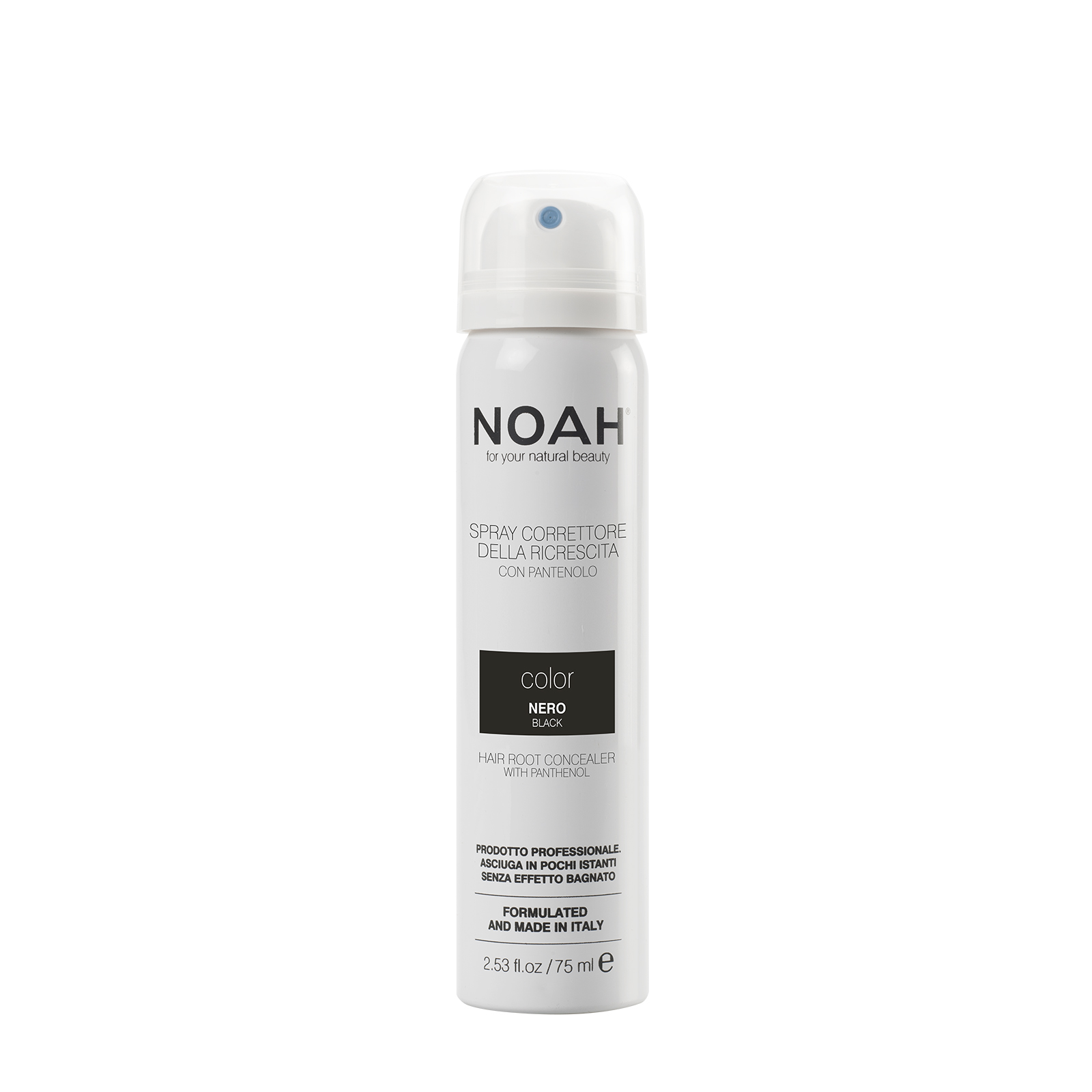 Noah Spray corector cu vitamina B5 pentru acoperirea radacinii parului – NEGRU 75 ml haircare.ro imagine noua