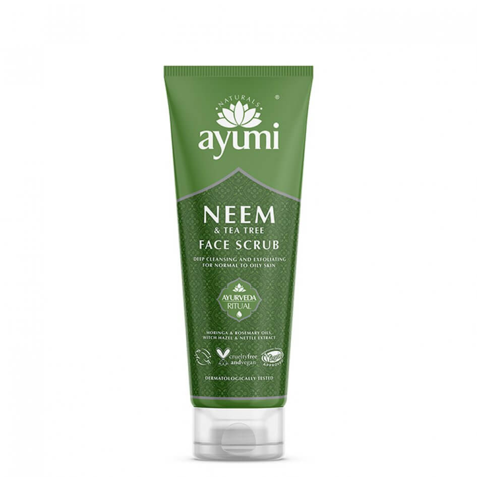 Ayumi Neem&Tea Tree Exfoliant facial pentru ten gras cu Neem&Tea Tree 125 ml Ayumi imagine noua