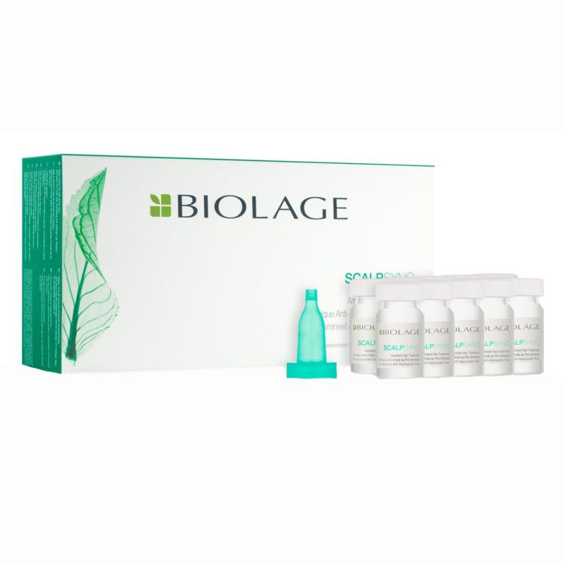 Biolage ScalpSync – Tratament impotriva caderii parului fara clatire 10*6ml Biolage imagine noua