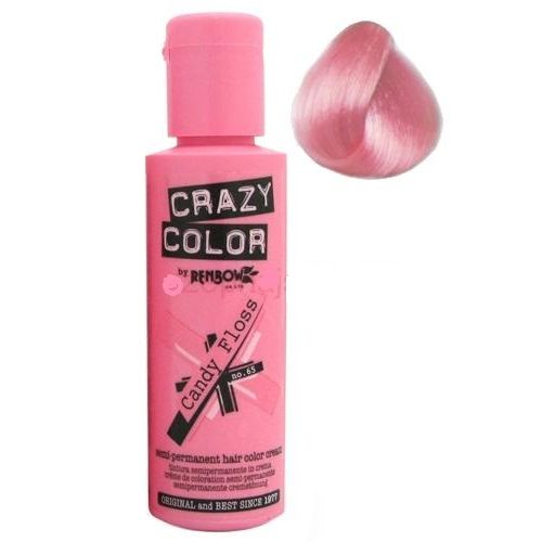 Crazy Color – Vopsea Crema Demipermanenta Candy Floss 65 Crazy Color imagine noua