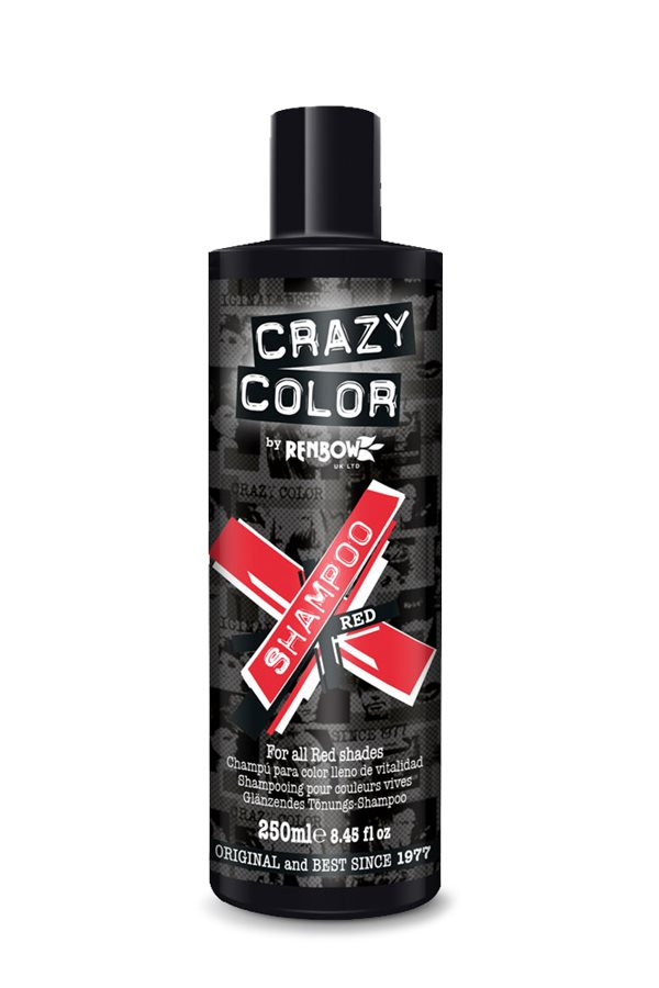 Crazy Color – Sampon pentru mentinerea nuantei de rosu 250ml Crazy Color imagine noua