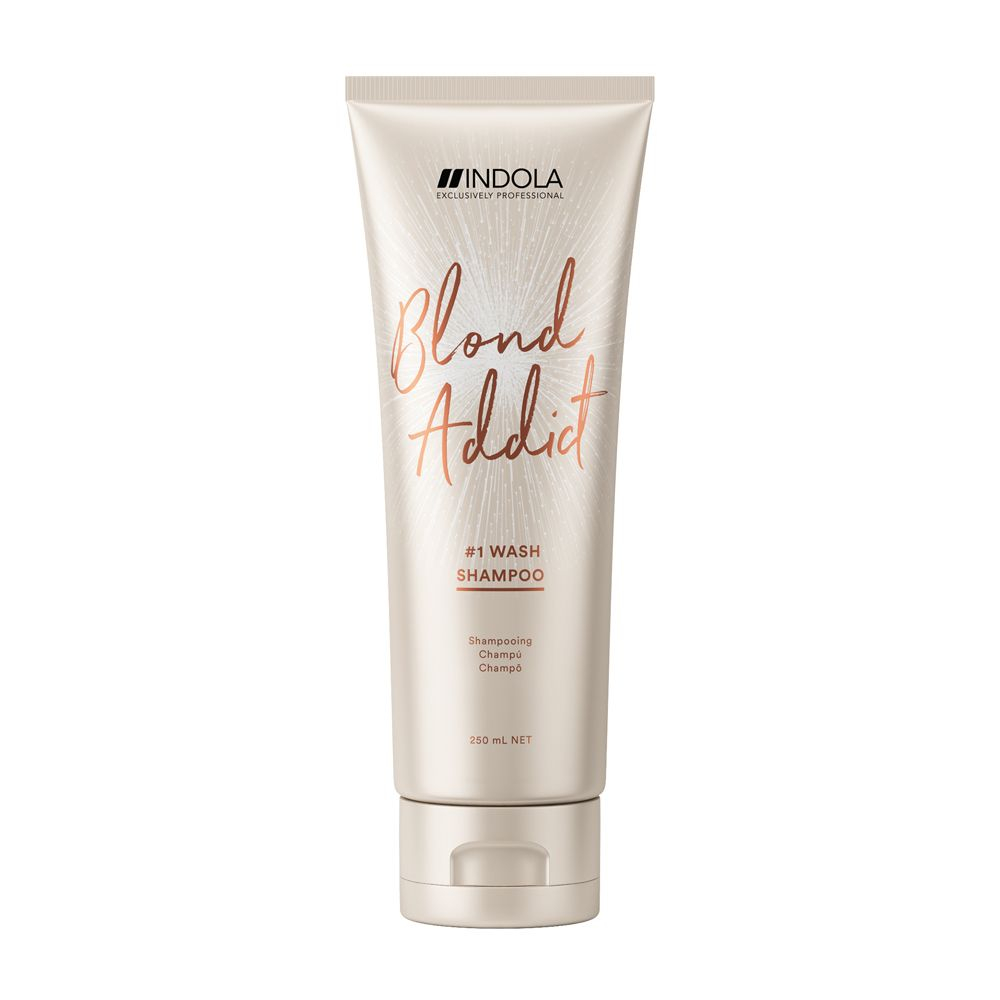 Indola Blond Addict – Sampon de stralucire pentru par blond 250 ml haircare.ro imagine noua