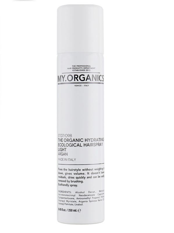 My.Organics Argan Light – Fixativ ecologic hidratant cu fixare usoara 250ml haircare.ro imagine